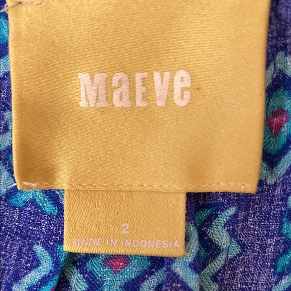 Maeve Blue Sleeveless Relaxed Tank Top - Picture 8 of 10